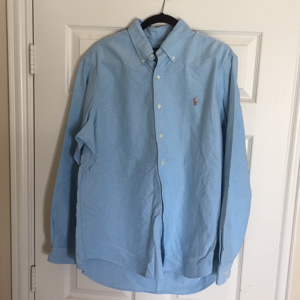 RALPH LAUREN POLO shirt sky blue XL
